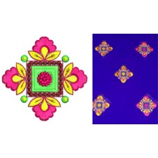 Party Kids Dress Embroidery Patch Design Party Kids Dress Embroidery Patch Design