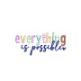 Pastel Quote Motivational Embroidery Design