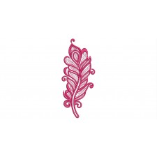 Peacock Feather Embroidery Design