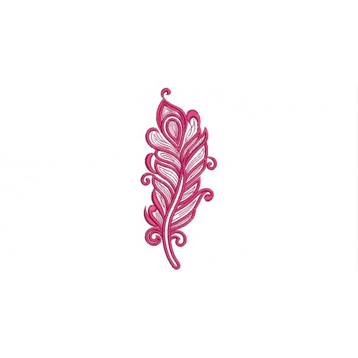 Peacock Feather Embroidery Design