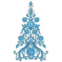 Perot Mirror Work Embroidery Applique Design 24812