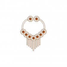 Petite Charm - Delicate Round Applique Embroidery Design