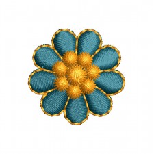 Petite Crochet - Charming Floral Applique Embroidery Design