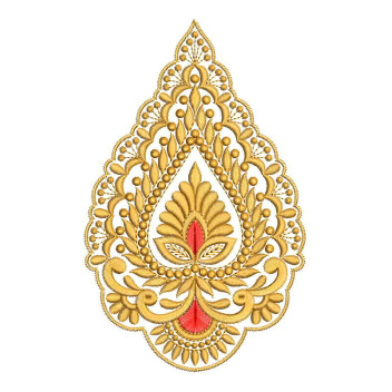 Phulkari Embroidery Patch Design