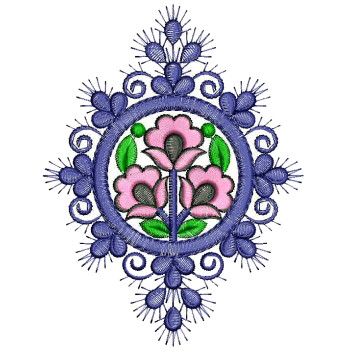 Purse Butta Embroidery Design 25704