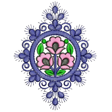 Purse Butta Embroidery Design 25704