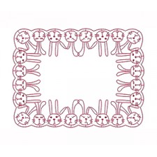Rabbit Machine Embroidery Design