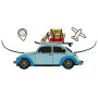 Retro Car Embroidery Design