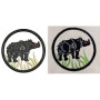 Rhino Patch Embroidery Design 21549