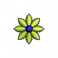Rocky Mountain Flora - Delicate Columbine Embroidery Design 