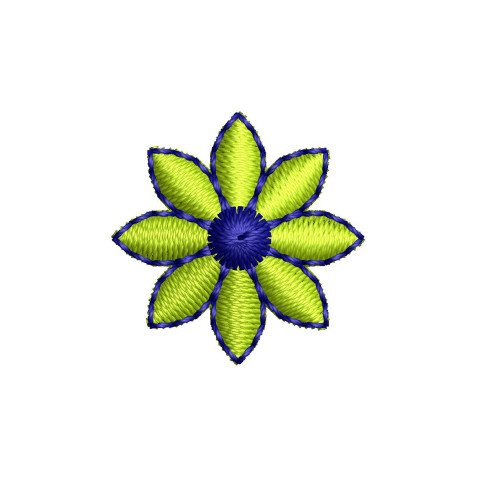 Rocky Mountain Flora Delicate Columbine Embroidery Design