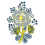 Rose Flower Embroidery Design 26198