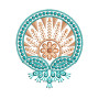 Round Flower Patch Embroidery