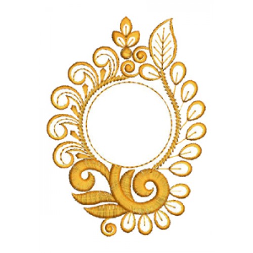 Royal Decorative Round Embroidery