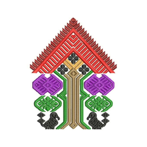 Russian Ornament Vector Royalty Embroidery Design
