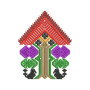 Russian Ornament Vector Royalty Embroidery Design