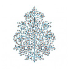 Saree Patch Embroidery Pattern