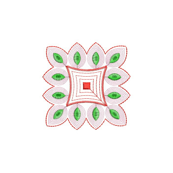 Selby Skirt Cording Patch Embroidery Design