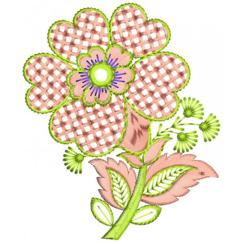 Simple Flower Pattern For Embroidery 26303