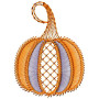 Small Pumpkin Applique Embroidery Design 24798