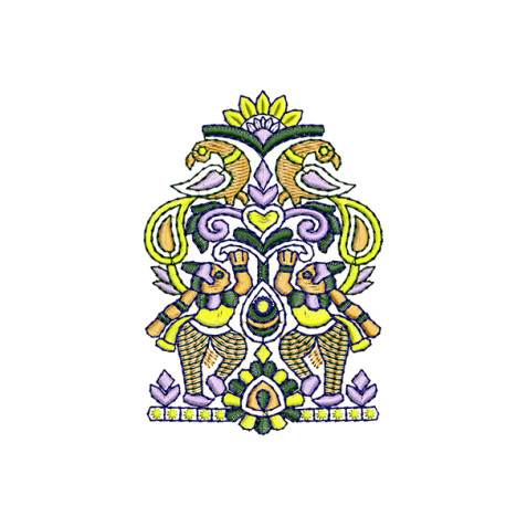 South Indian Embroidery For Blouse Sleeve
