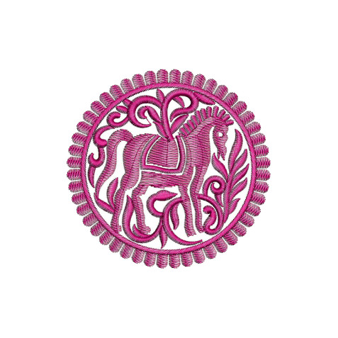 South Indian Horse Embroidery