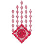 Square Jumkha Style Embroidery Design 25349