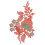 Table Cloth Applique Embroidery Design 25487