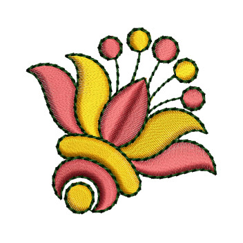 Table Corner Embroidery Pattern