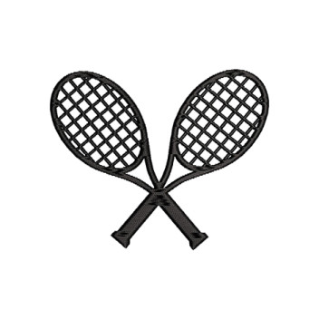 Tennis Embroidery Design