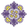 Tie Knot Curtain Embroidery Design