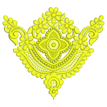 Towel Butta Embroidery Design 25415