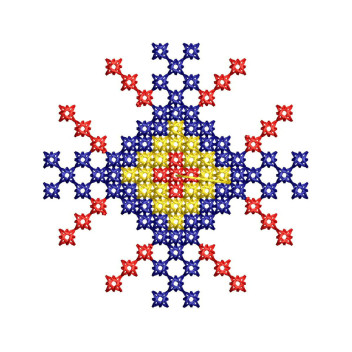 Traditional Ukranian Cross Stitch Machine Embroidery Pattern