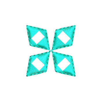 Trendy Mirror Applique Embroidery