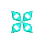 Trendy Mirror Applique Embroidery