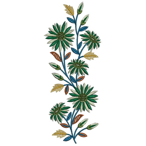 Tulips Style Flower Embroidery Design 25093