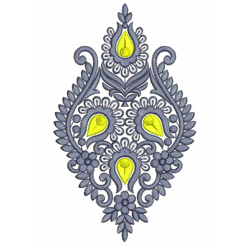 Vintage Applique Embroidery Design 25564
