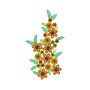 Wall Hanging Floral Embroidery