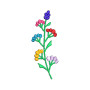Wild Carrot Butta Embroidery Design