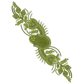 Wild Flower Pillow Applique Embroidery Design 25445