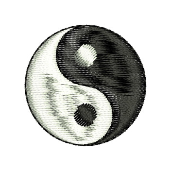 Yin Yang Taoism Embroidery