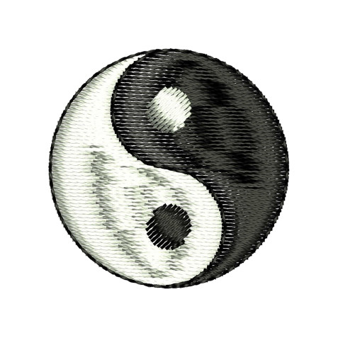Yin Yang Taoism Embroidery
