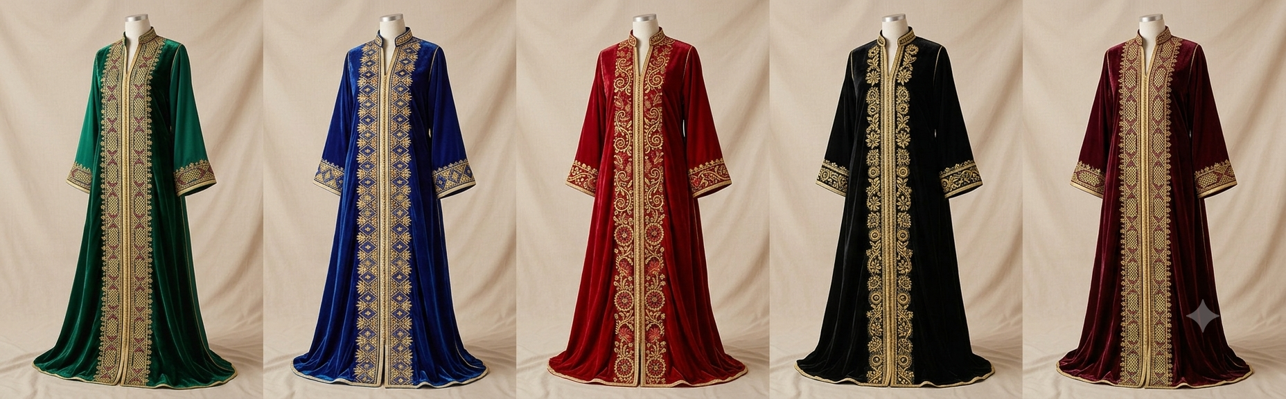 Arabian Caftan Embroidery Designs