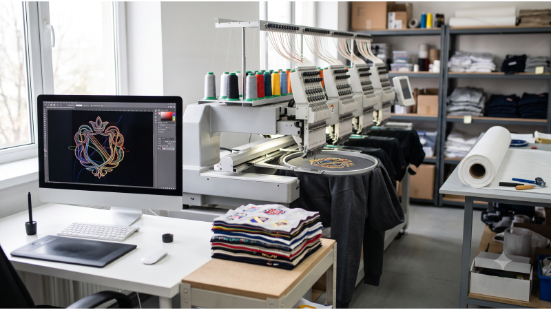 Buy Embroidery Designs Commercial Use: Custom vs Pre-Digitized