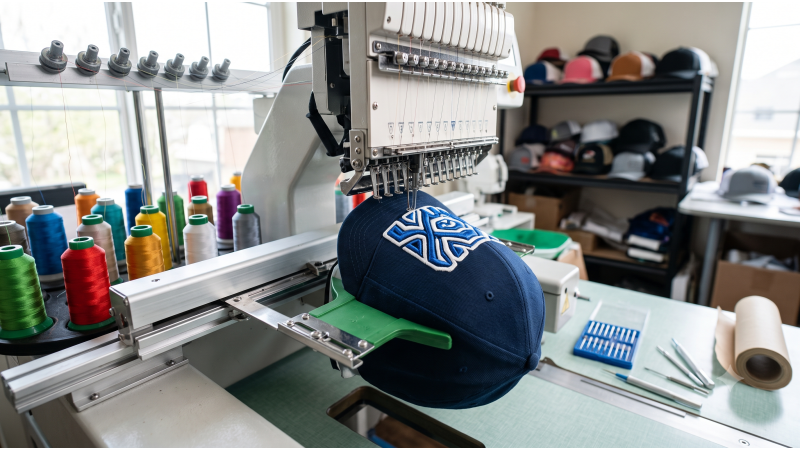 Commercial DST Embroidery Designs for Caps: Stitch Guide