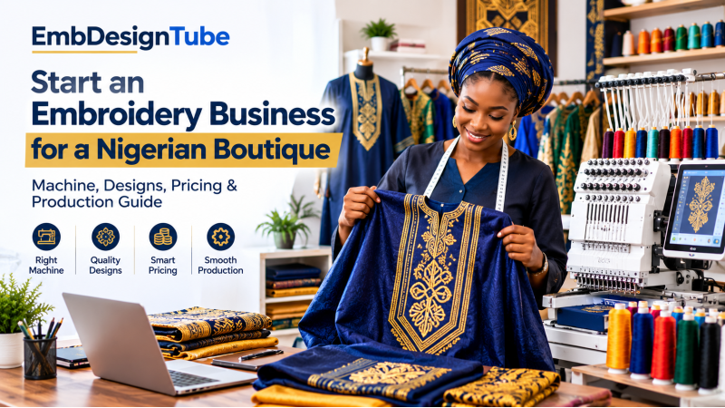 How to Start an Embroidery Business in Nigeria | Boutique Guide