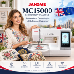 Janome MC15000 Embroidery Designs (JEF)