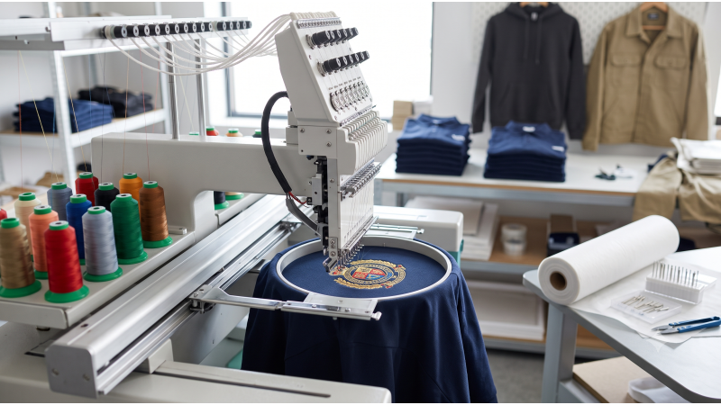 Left-Chest Embroidery Designs for Uniforms: Stitch Count Guide