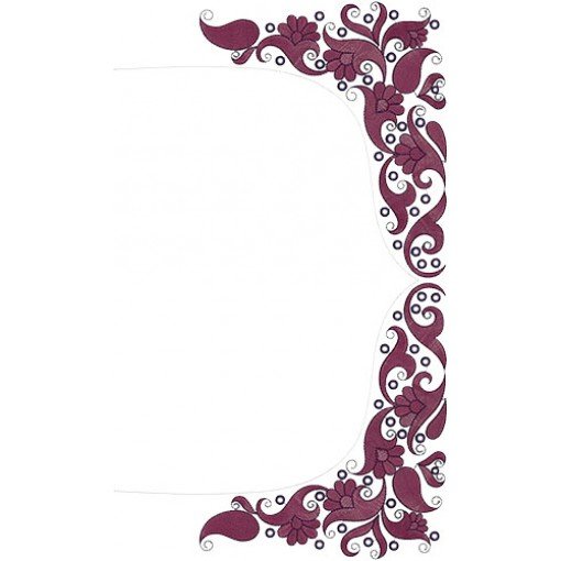 10218 Blouse Embroidery Design