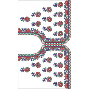 10221 Blouse Embroidery Design
